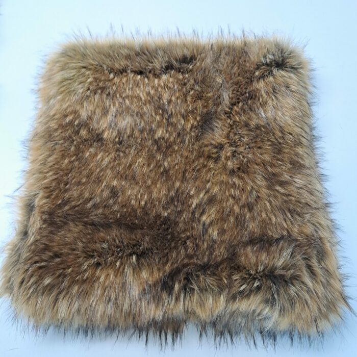 Fuchs beige, Kunstfell-Kissenhüllen, 50x50cm