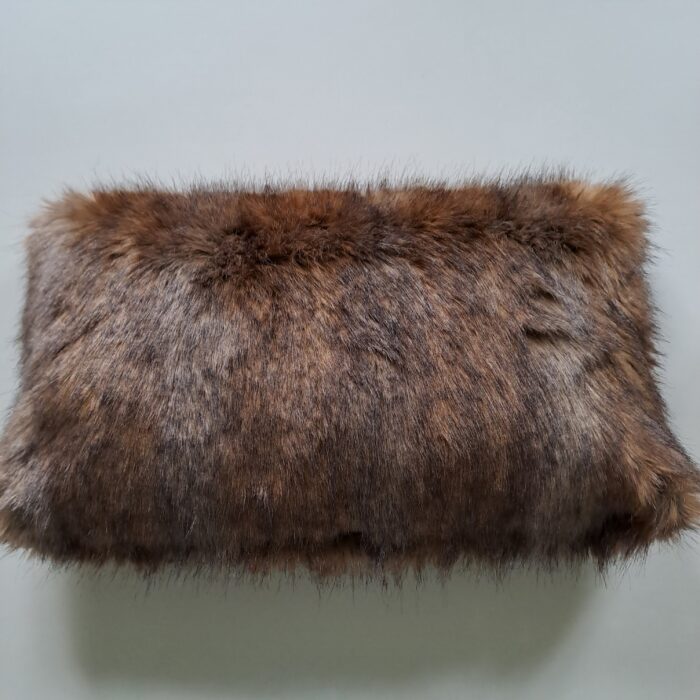 Fuchs brown, Kunstfell-Kissenhüllen, verschiedene Größen