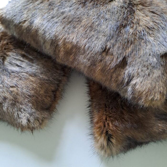 Fuchs brown, Kunstfell-Kissenhüllen, verschiedene Größen – Bild 3