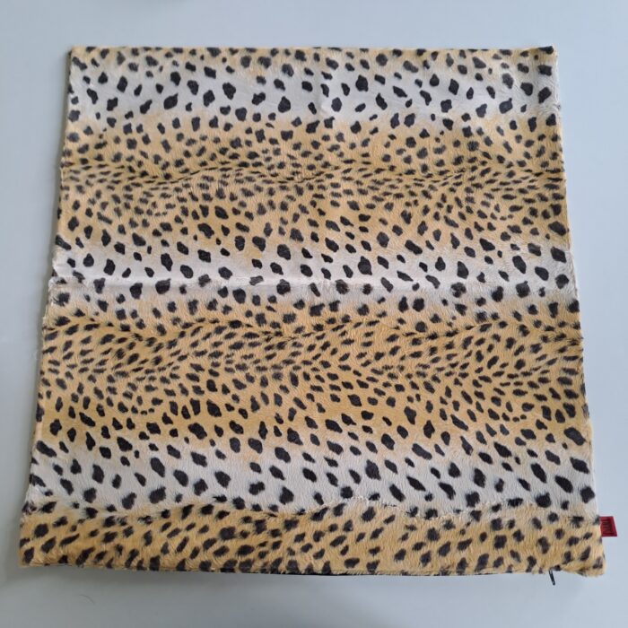Gepard, Kunstfell-Kissenhüllen, Set 2 Stück 60x60cm