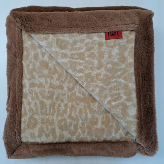 Kanin-Leo brandy, Plaid + Kissenhülle, Set – Bild 2