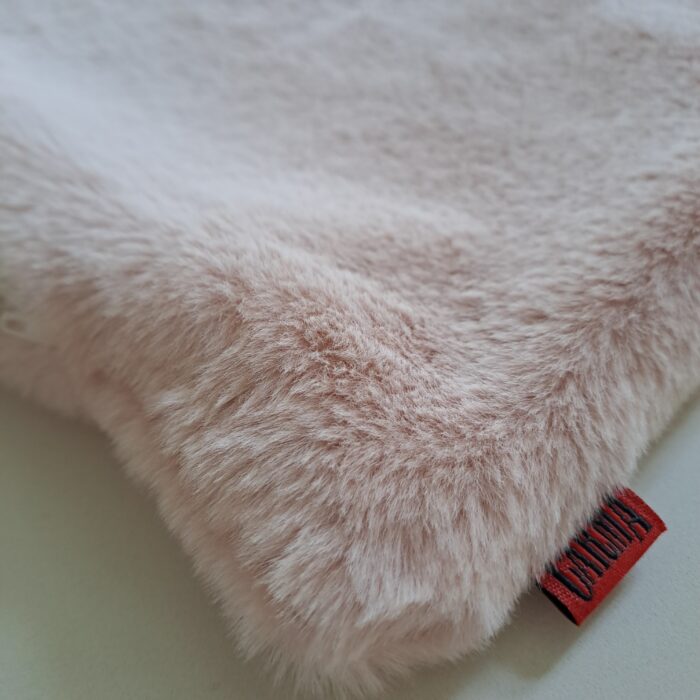 Kanin rose, Kunstfell-Kissenhüllen, verschiedene Größen – Bild 3