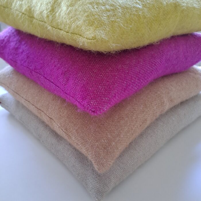 Mohair – Kissen 50x50cm, verschiedene Farben
