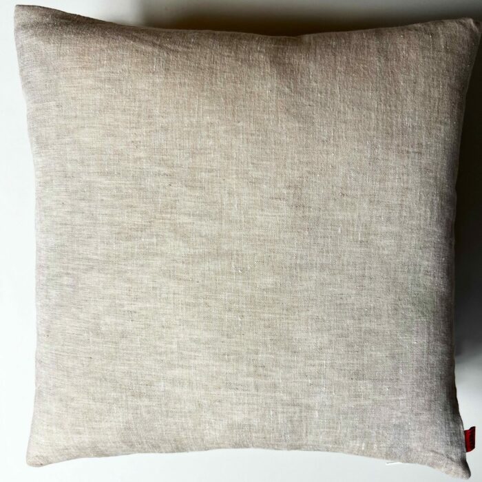 Yeti brown, Kunstfell-Plaid, Rückseite Lino taupe, mit zwei Kissenhüllen gratis! – Bild 3