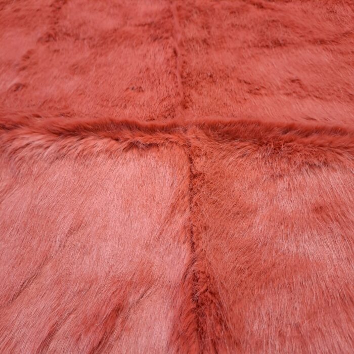 Koralle, Patchwork-Plaid, Rückseite Wool-Cashmere cream – Bild 4