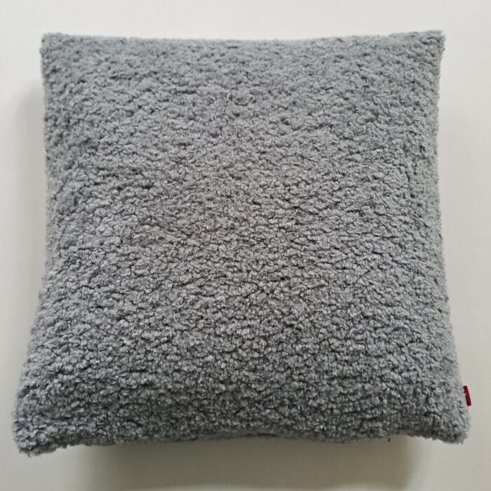 Teddy grey, Kunstfell-Kissenhüllen, verschiedene Größen