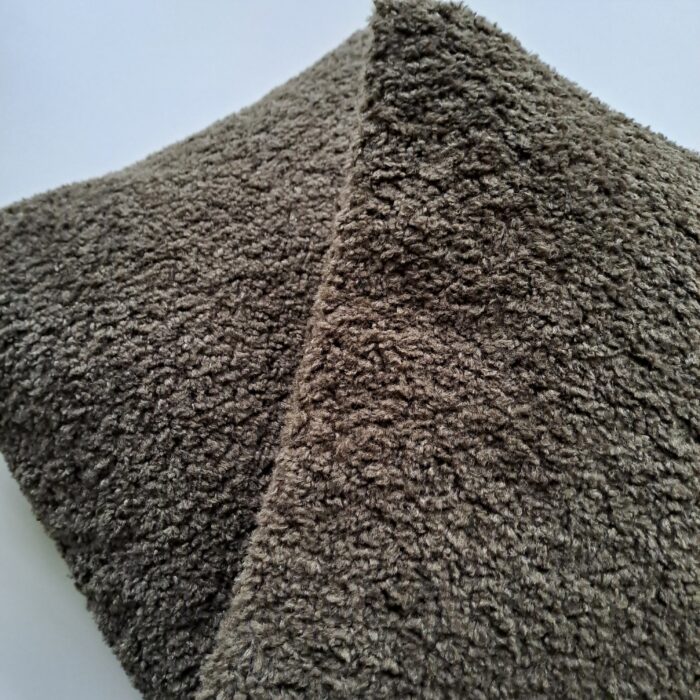 Teddy tabac, Kunstfell-Kissenhüllen, verschiedene Größen – Bild 3