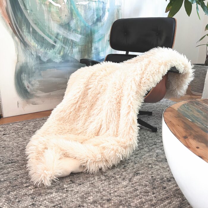 Mongolian ivory Plaid