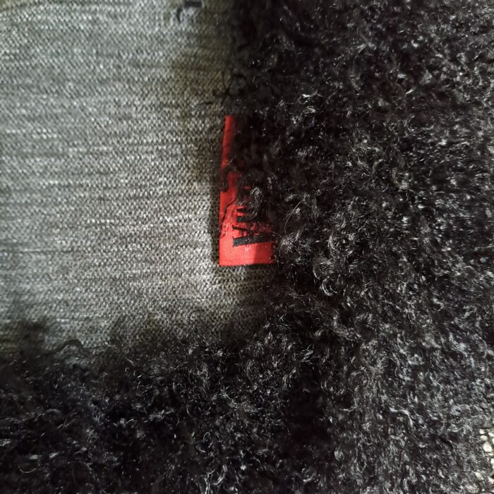 Mongolian black Plaid – Bild 3